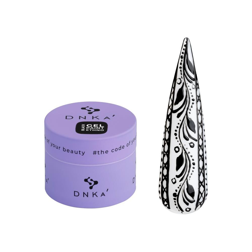 DNKa’ Gel Paint Ethno Black, 5 ml  (Hema, TPO free)